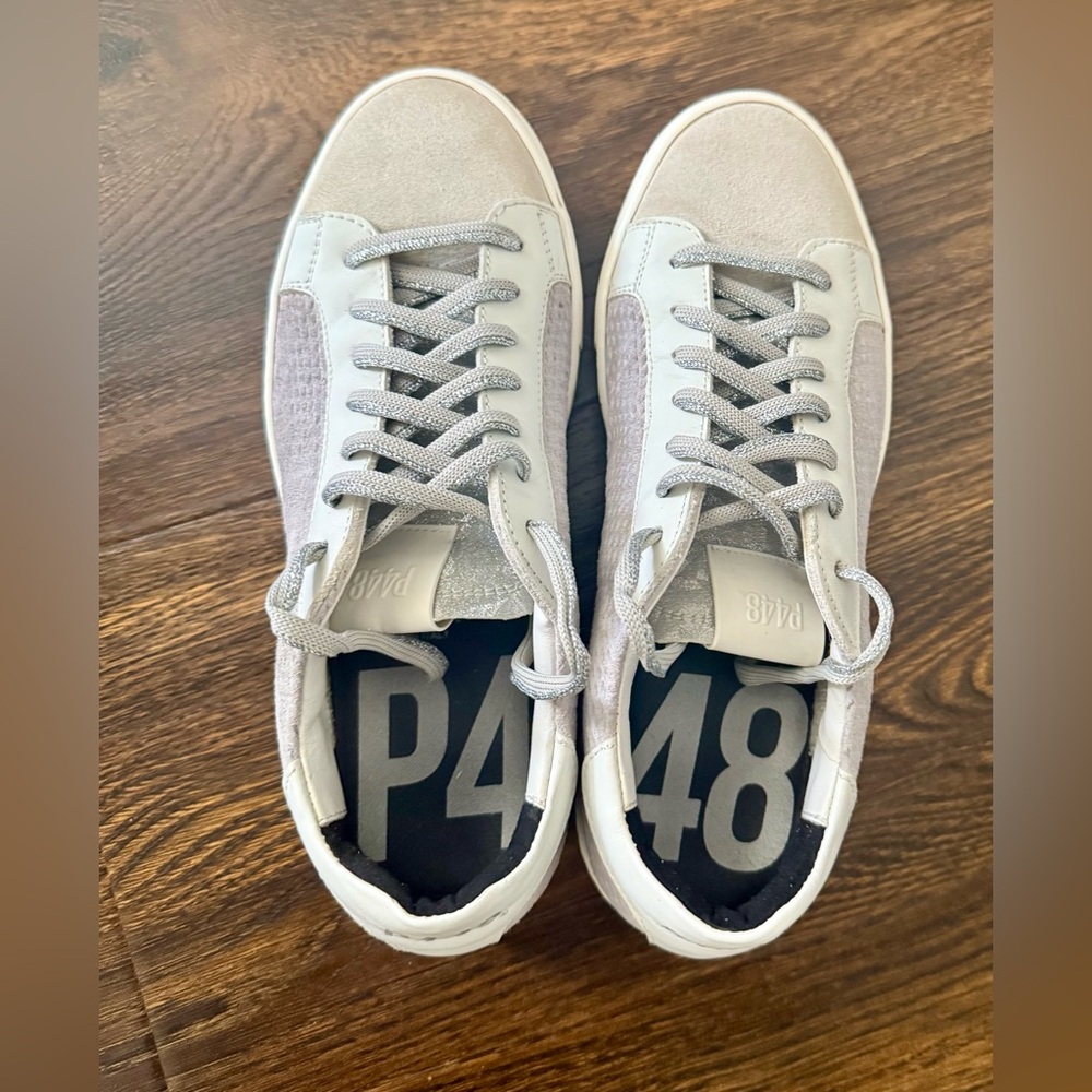 P448 Women’s Gray and White Sneakers
